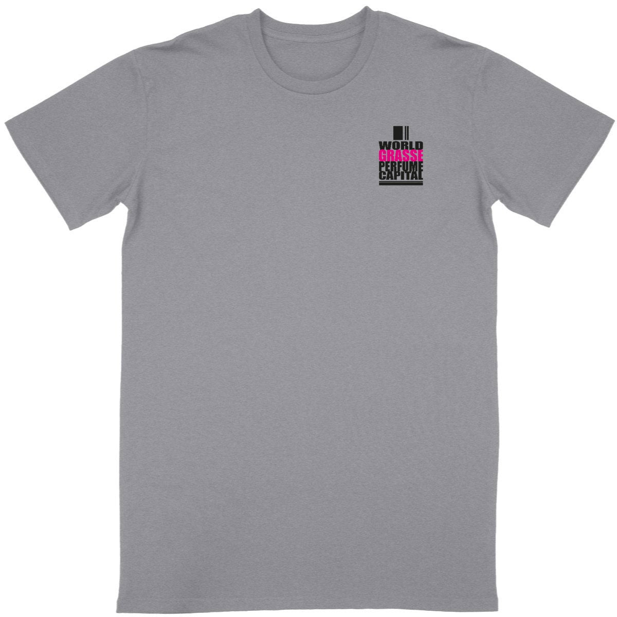 T-shirt Unisexe Classique World perfume Grasse - face_gris