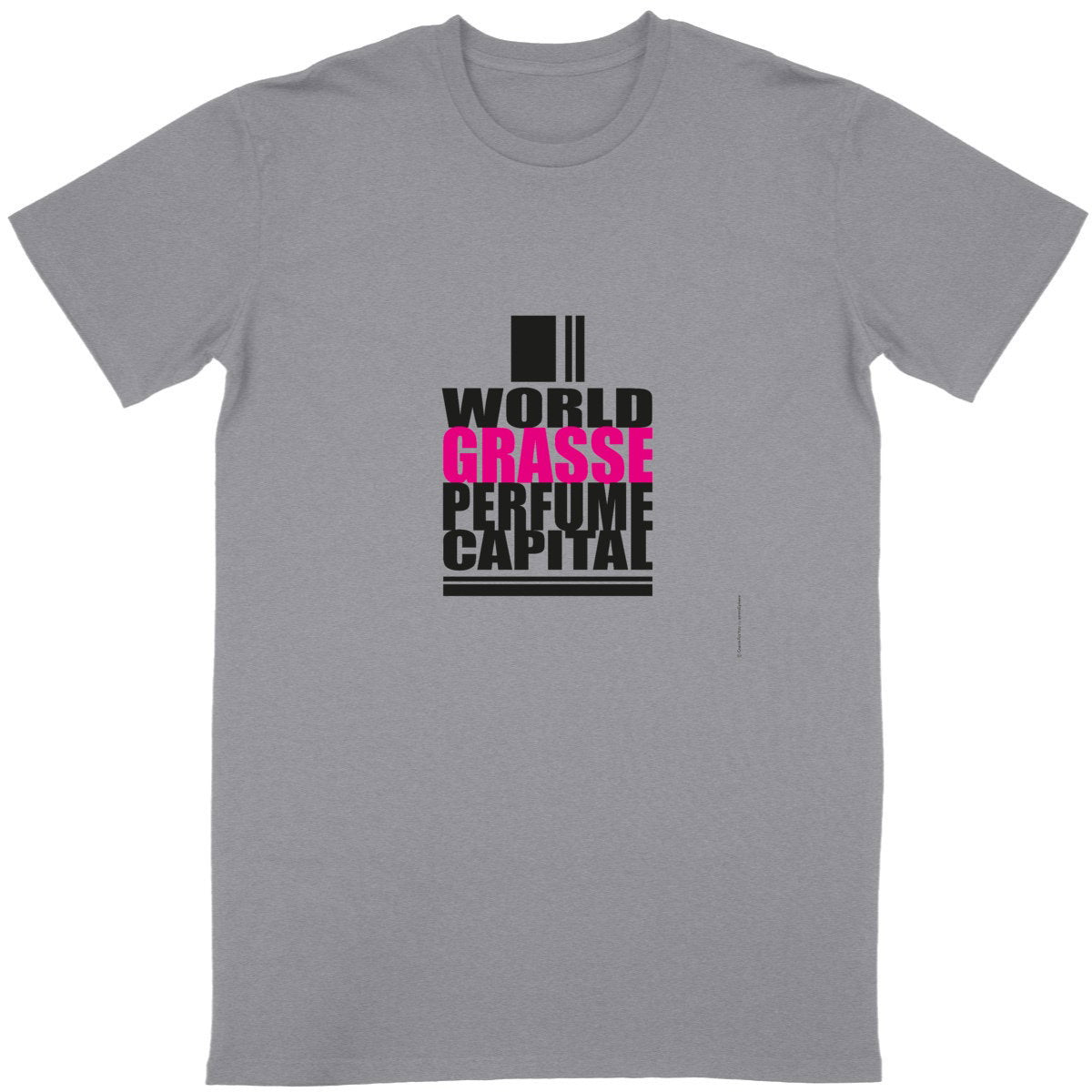 T-shirt Unisexe Classique Word Grasse Perfume - face_gris