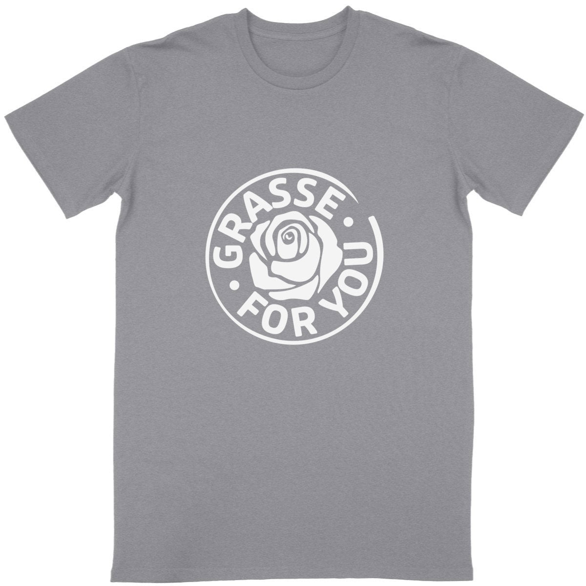 T-shirt Unisexe Classique Grasse for you white - face_gris