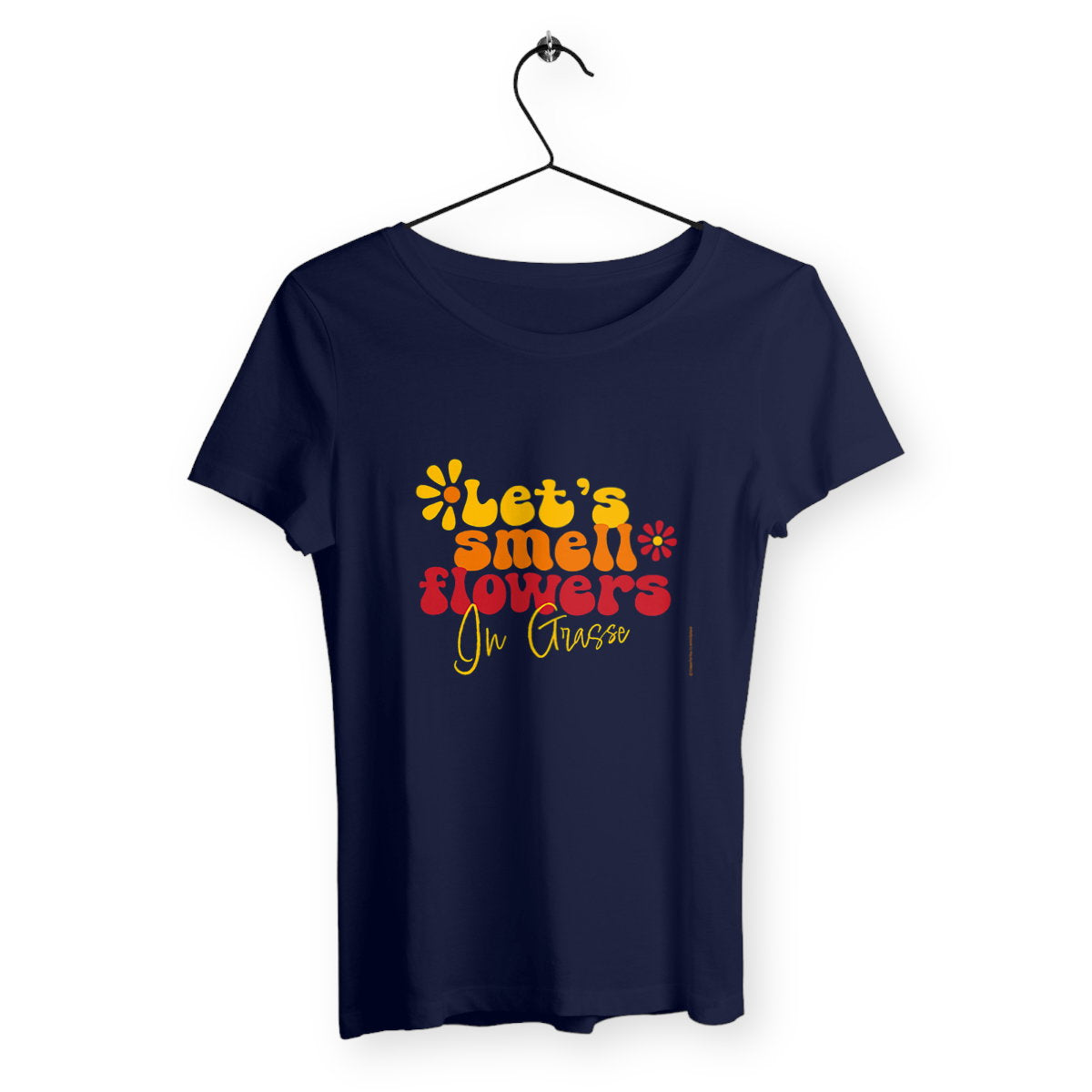 T-shirt Femme Classique let's smell flowers in Grasse - face_marine