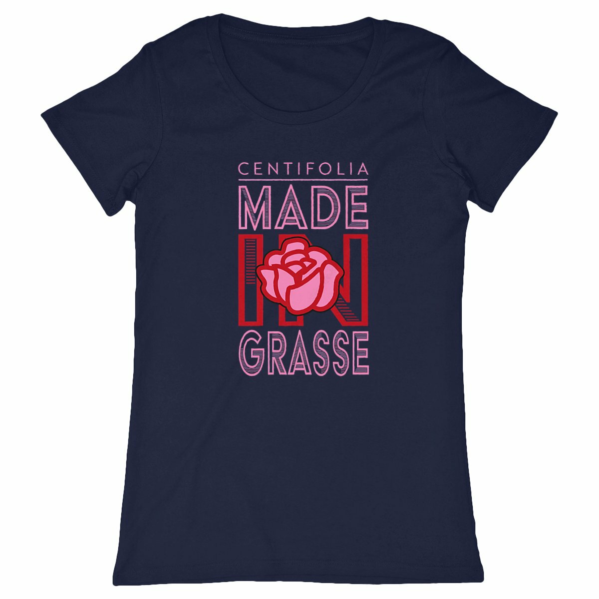 T-shirt Femme Classique centifolia - face_marine