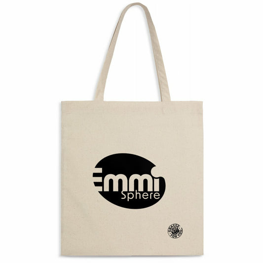 Tote bag emmi sphere Grasse for you black - face_naturel