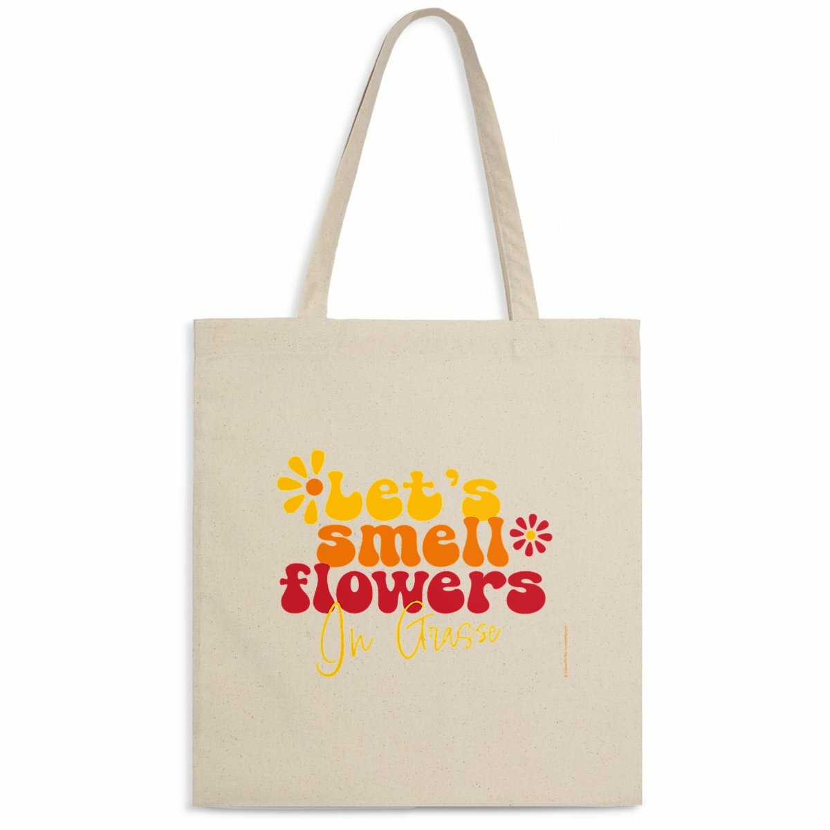 Tote bag Let's smell flowers in Grasse - face_naturel
