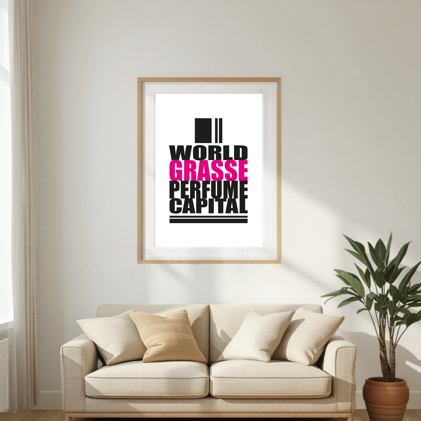 Affiche Flacon World Grasse Perfume